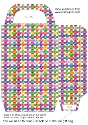 Knitted gift bag 9