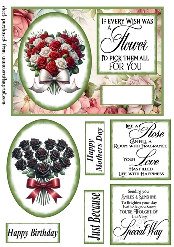 Roses card front 4
