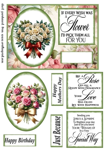 Roses card front 5