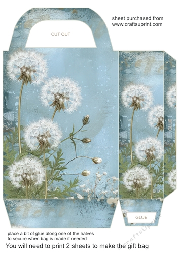 All about the dandelions gift bag 2