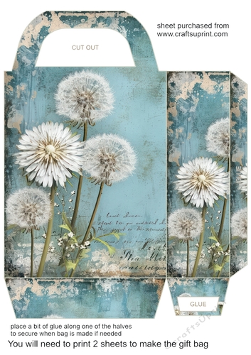 All about the dandelions gift bag 6
