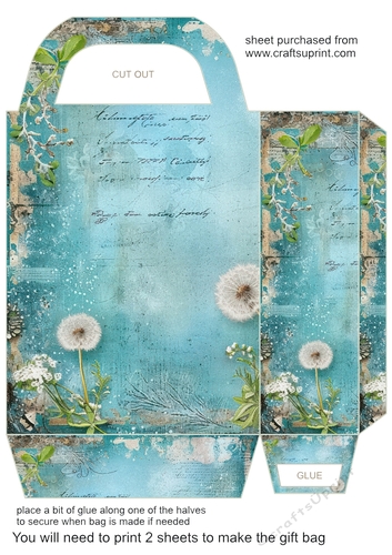 All about the dandelions gift bag 7