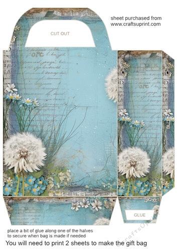 All about the dandelions gift bag 9