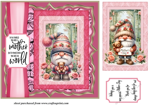 Mothers day gnome card front 2