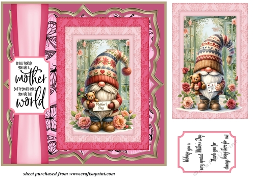 Mothers day gnome card front 4