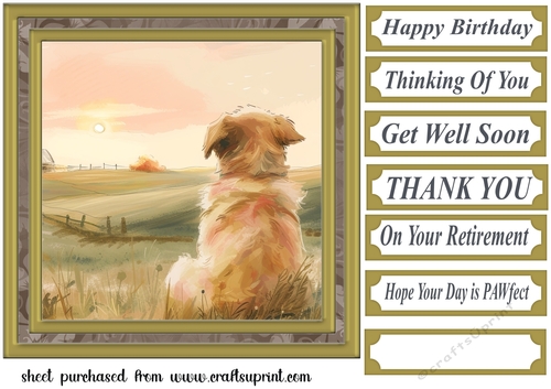 Its a dogs life card front 6
