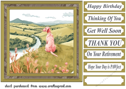 Its a dogs life card front 15