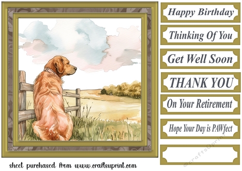 Its a dogs life card front 19
