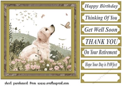 Its a dogs life card front 27