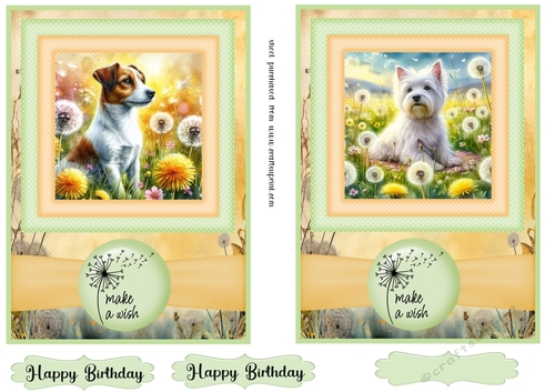 2 Make a wish pup card fronts 11