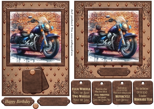 6x6 and 7x5 graffiti aprox wall and motorbike card fronts 11