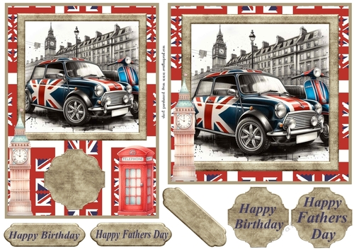 6x6 and 7x5 aprox Mini and scooter card fronts 2
