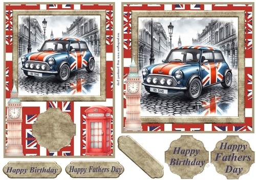6x6 and 7x5 aprox Mini and scooter card fronts 4