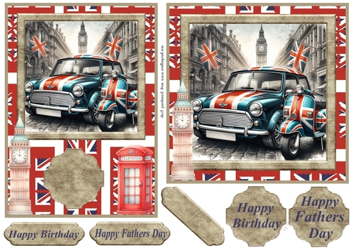 6x6 and 7x5 aprox Mini and scooter card fronts 5