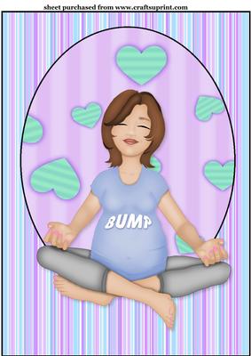 Time to Relax Pregnany Topper 2