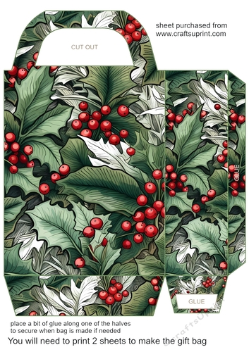 Holly gift bag (n) 5