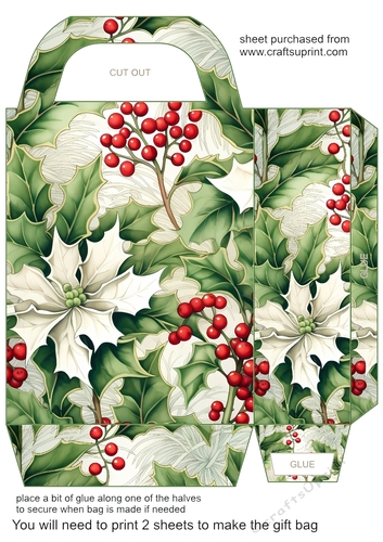 Holly gift bag (n) 6