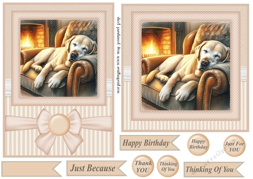7x5(aprox) and 6x6(aprox) Im just resting my eyes card front 7