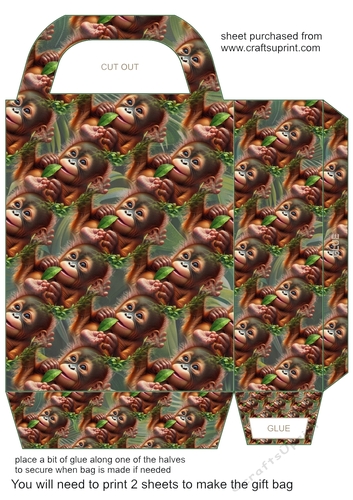 Wildlife baby gift bag 3
