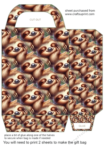 Wildlife baby gift bag 4