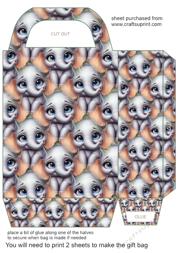 Wildlife baby gift bag 7