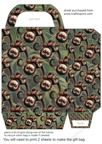 Wildlife baby gift bag 8