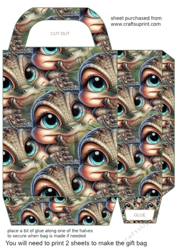Wildlife baby gift bag 10