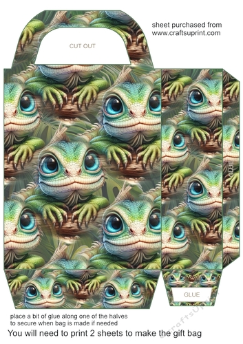 Wildlife baby gift bag 12