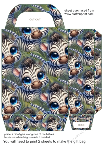 Wildlife baby gift bag 14
