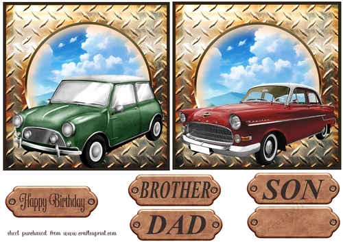 2 Classic car card fronts 5