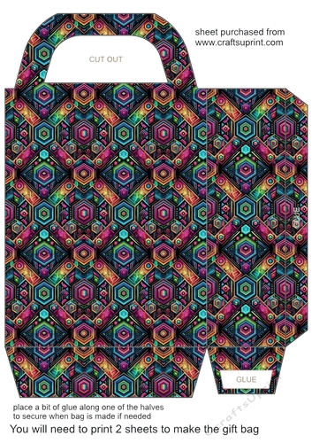 Geometric gift bag 1