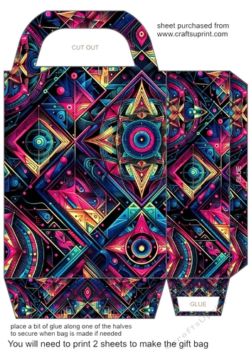 Geometric gift bag 2
