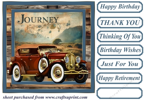 Car Lifes a journey card front 3