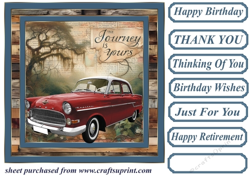 Car Lifes a journey card front 9