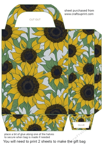 Sunflowers gift bag (n) 2