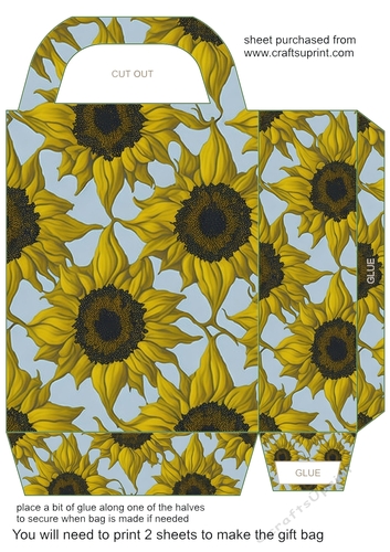 Sunflowers gift bag (n) 5