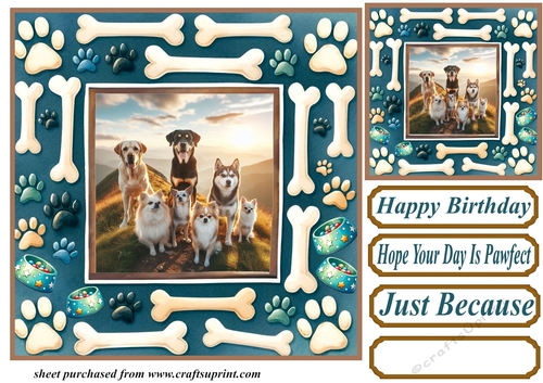 Did someone say dinner time card front 4