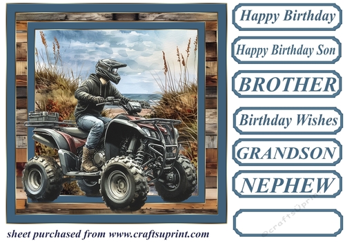 Beach quad card front 1