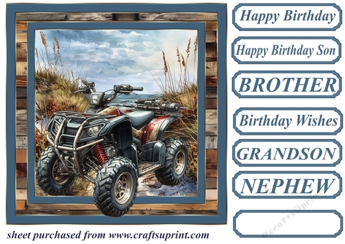 Beach quad card front 2