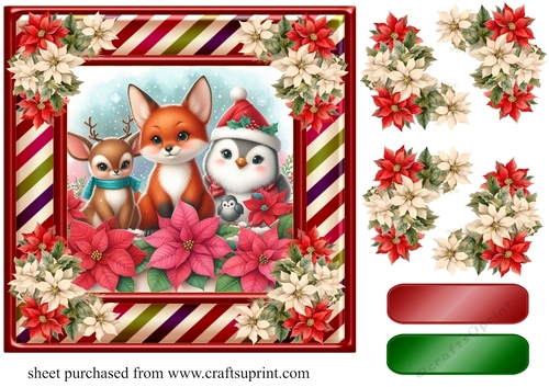 Christmas friends card front 2