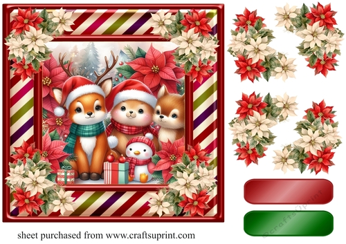 Christmas friends card front 4