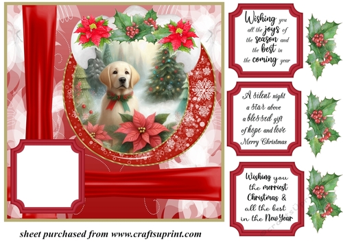 Christmas pup card front 4