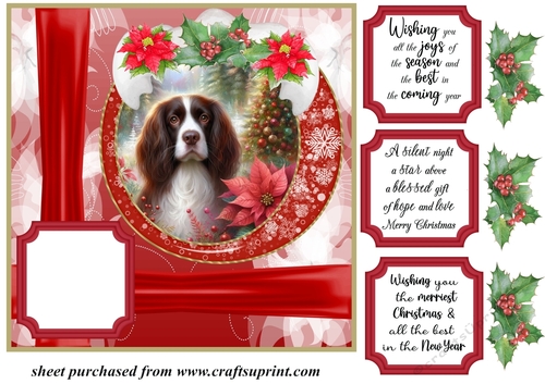 Christmas pup card front 7