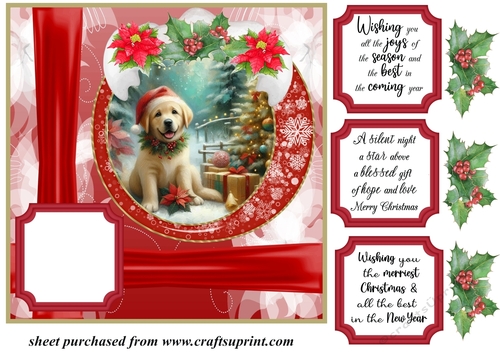 Christmas pup card front 10