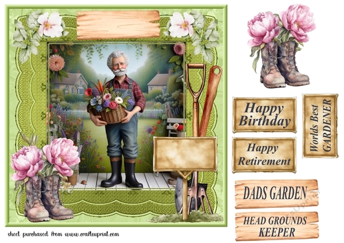 Dads garden card front 6
