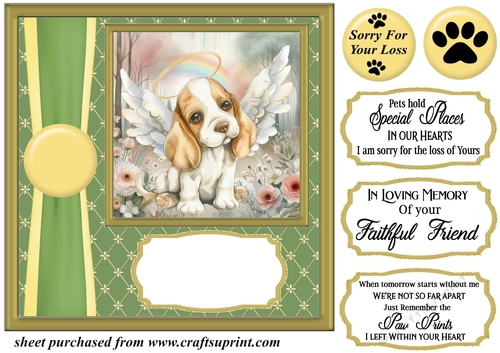 Angel dog card front 1