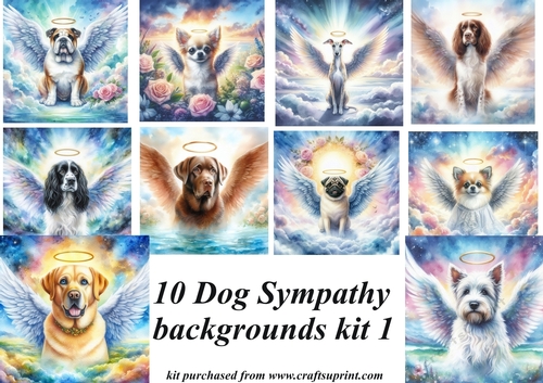 10 Dog sympathy backgrounds kit (png) 1