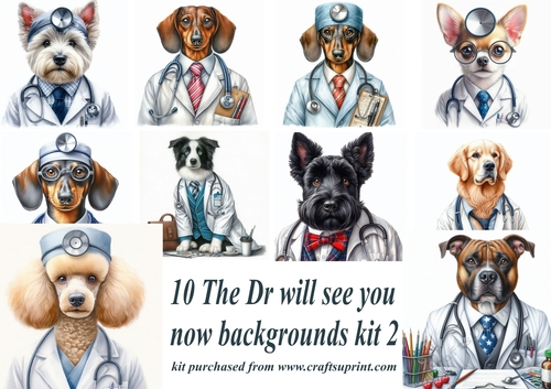 10 The dr will see you now png backgrounds kit 2