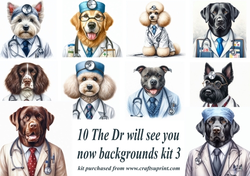 10 The dr will see you now png backgrounds kit 3