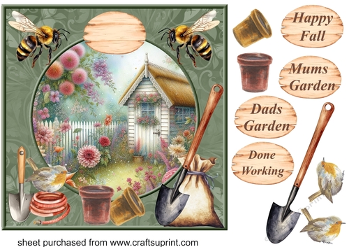 The garden shed card front 2